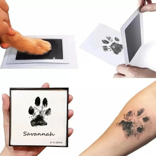 Almofada de Impressão de Pata Sem Tinta DIY para Pets